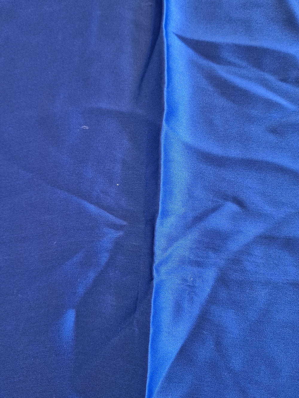 Vintage Chanel Blue Silk Scarf with Jewel Chain Border 33" Made In Italy - Picture 5 of 11